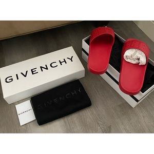 Givenchy Slide Flat Sandal In 4g Leather